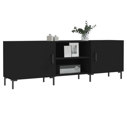 Tv-Meubel 50X30X50 Cm Bewerkt Hout Zwart