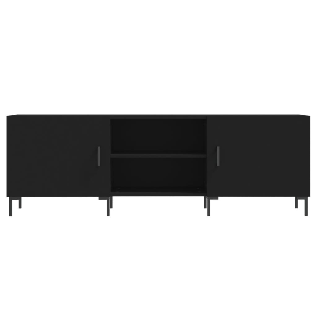 Tv-Meubel 50X30X50 Cm Bewerkt Hout Zwart