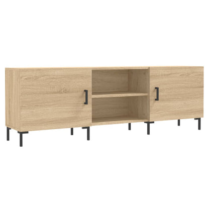Tv-Meubel 150X30X50 Cm Bewerkt Hout Sonoma Eikenkleurig