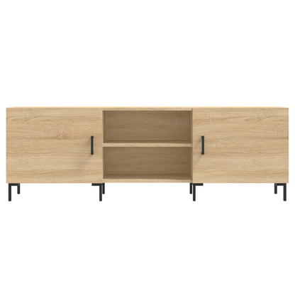 Tv-Meubel 150X30X50 Cm Bewerkt Hout Sonoma Eikenkleurig