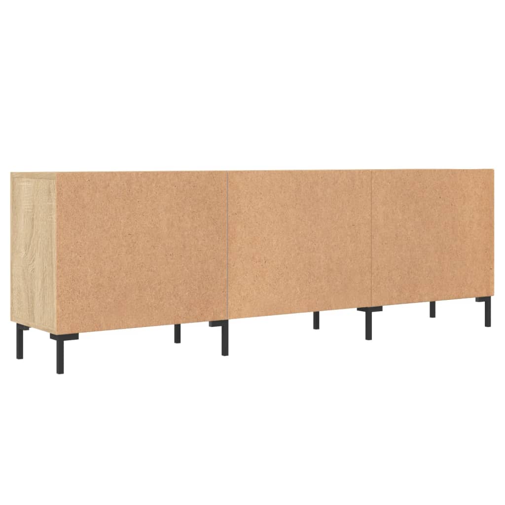 Tv-Meubel 150X30X50 Cm Bewerkt Hout Sonoma Eikenkleurig