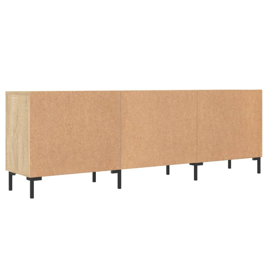 Tv-Meubel 150X30X50 Cm Bewerkt Hout Sonoma Eikenkleurig