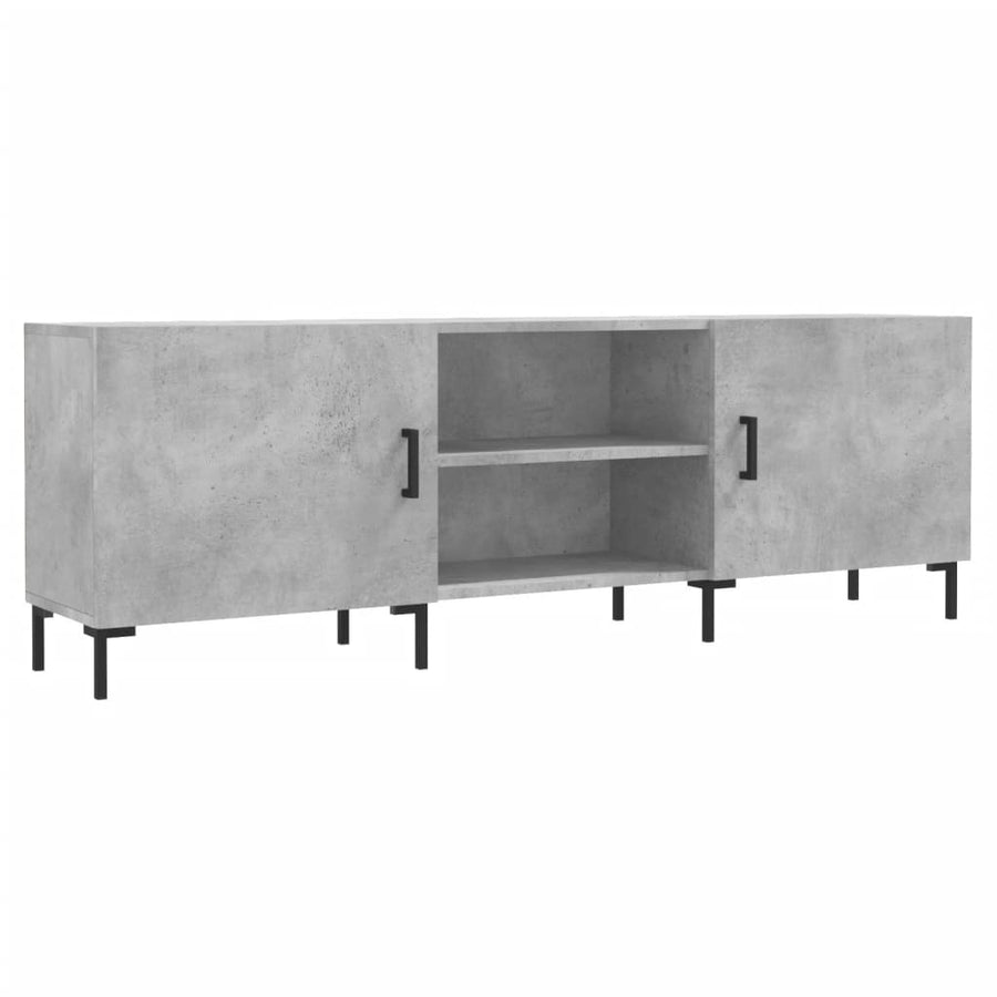 Tv-Meubel 50X30X50 Cm Bewerkt Hout Betongrijs
