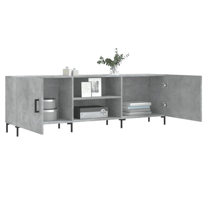 Tv-Meubel 50X30X50 Cm Bewerkt Hout Betongrijs