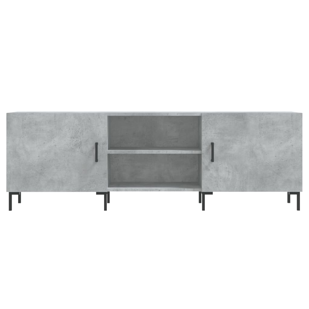 Tv-Meubel 50X30X50 Cm Bewerkt Hout Betongrijs