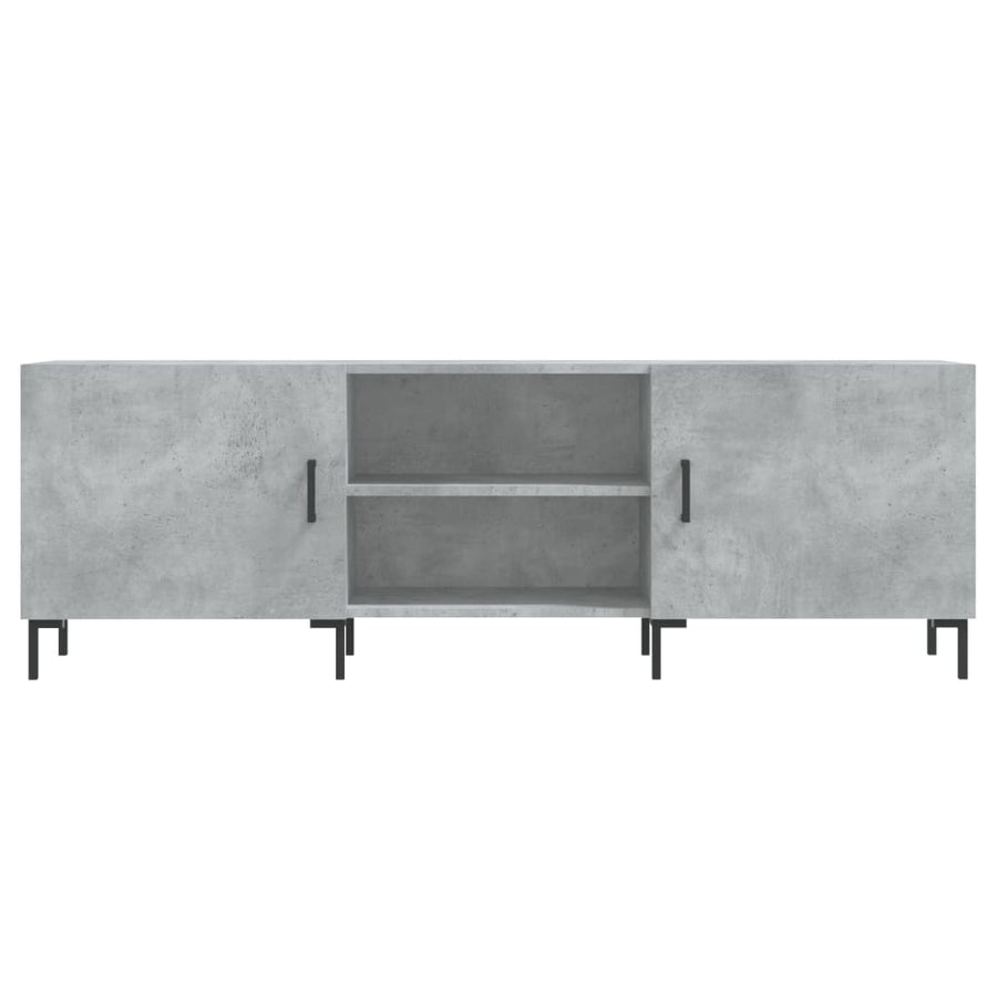 Tv-Meubel 50X30X50 Cm Bewerkt Hout Betongrijs