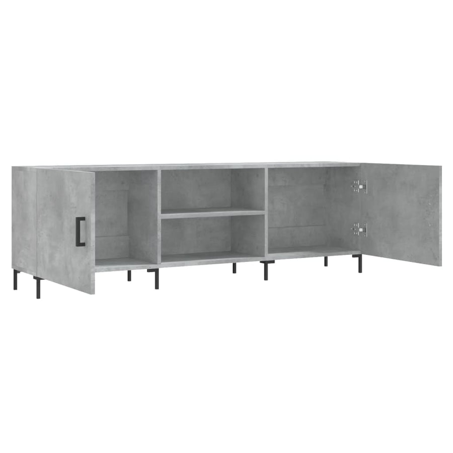 Tv-Meubel 50X30X50 Cm Bewerkt Hout Betongrijs