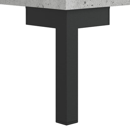 Tv-Meubel 50X30X50 Cm Bewerkt Hout Betongrijs