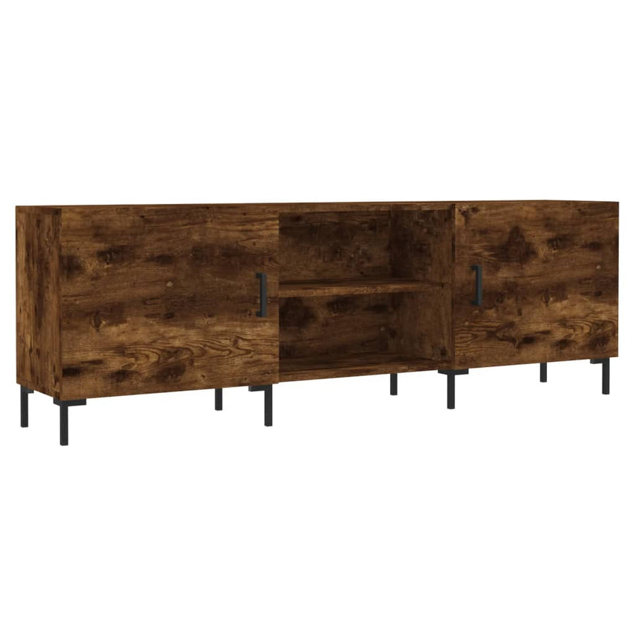Tv-Meubel 50X30X50 Cm Bewerkt Hout Kleurig Gerookt eiken