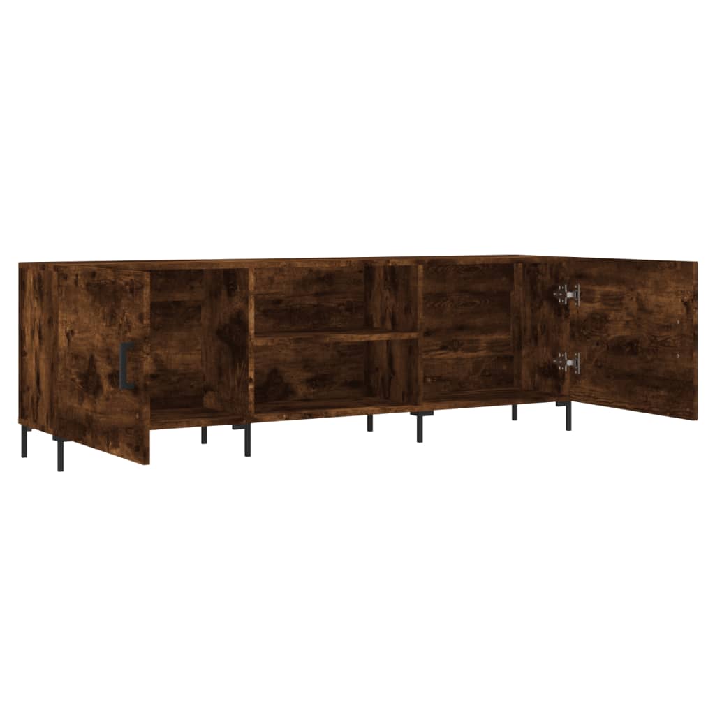 Tv-Meubel 50X30X50 Cm Bewerkt Hout Kleurig Gerookt eiken