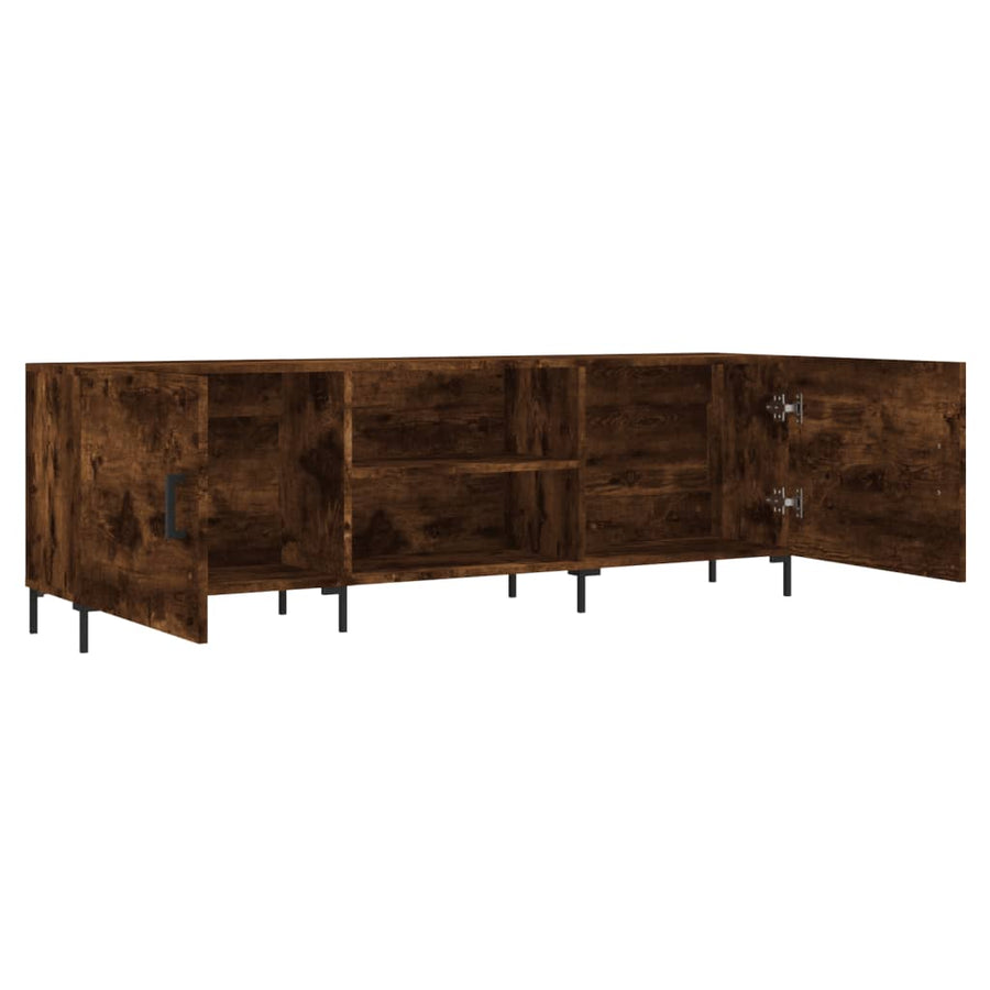 Tv-Meubel 50X30X50 Cm Bewerkt Hout Kleurig Gerookt eiken