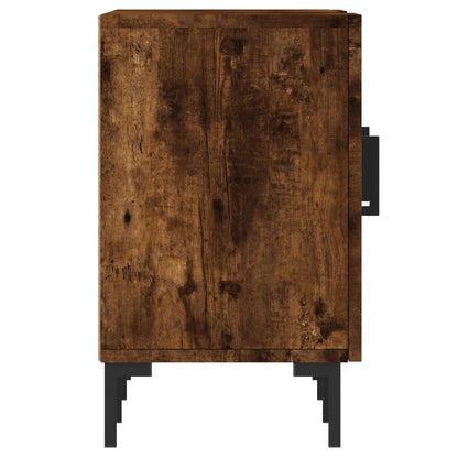 Tv-Meubel 50X30X50 Cm Bewerkt Hout Kleurig Gerookt eiken