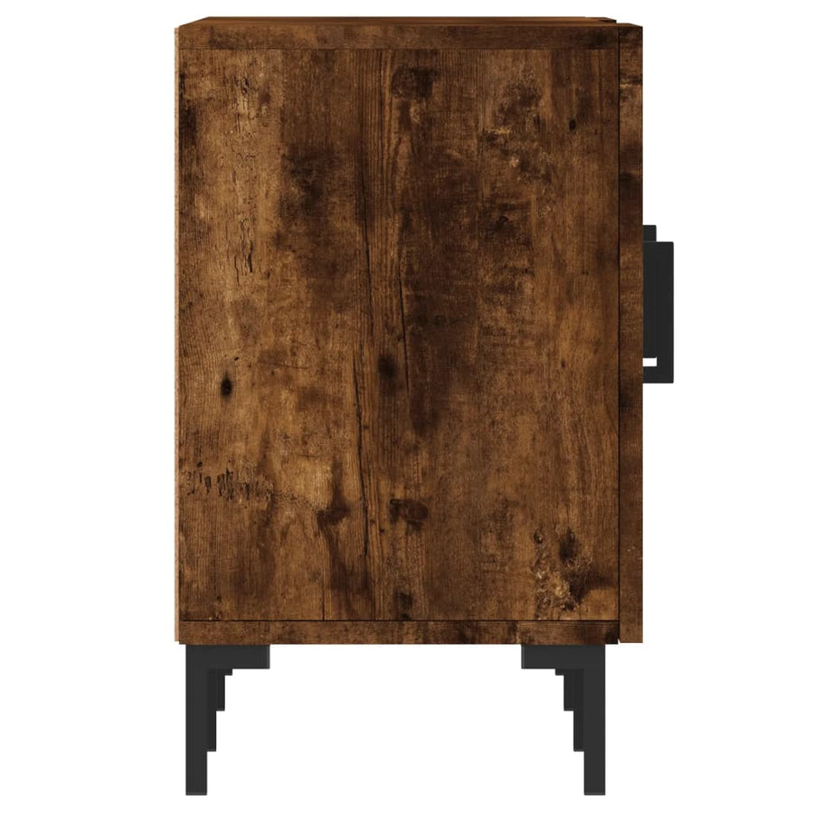 Tv-Meubel 50X30X50 Cm Bewerkt Hout Kleurig Gerookt eiken