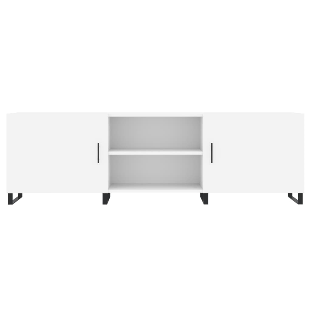 Tv-Meubel 50X30X50 Cm Bewerkt Hout Wit