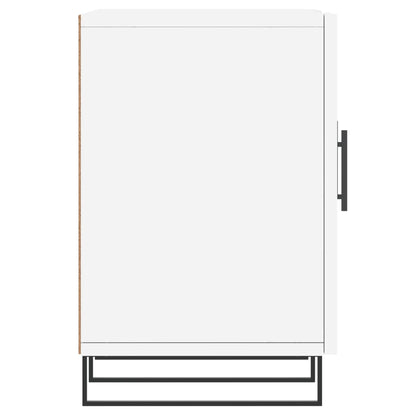 Tv-Meubel 50X30X50 Cm Bewerkt Hout Wit