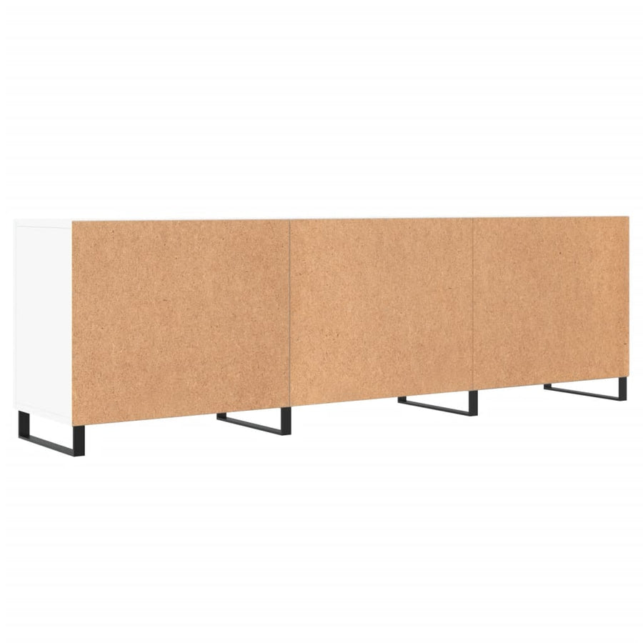 Tv-Meubel 50X30X50 Cm Bewerkt Hout Wit
