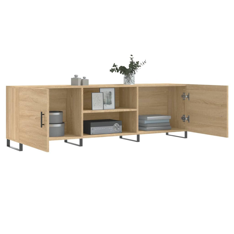 Tv-Meubel 50X30X50 Cm Bewerkt Hout Kleurig Sonoma eiken