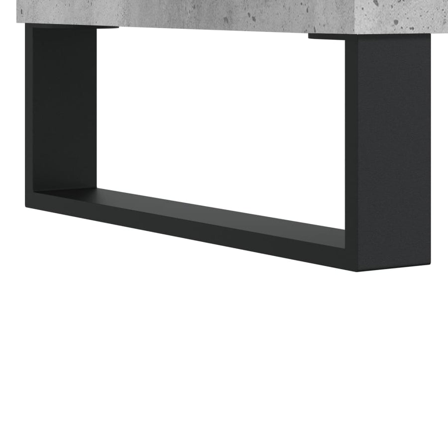 Tv-Meubel 150X30X50 Cm Bewerkt Hout Betongrijs