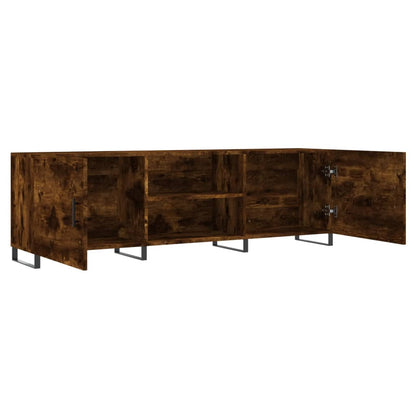Tv-Meubel 150X30X50 Cm Bewerkt Hout Kleurig Gerookt eiken