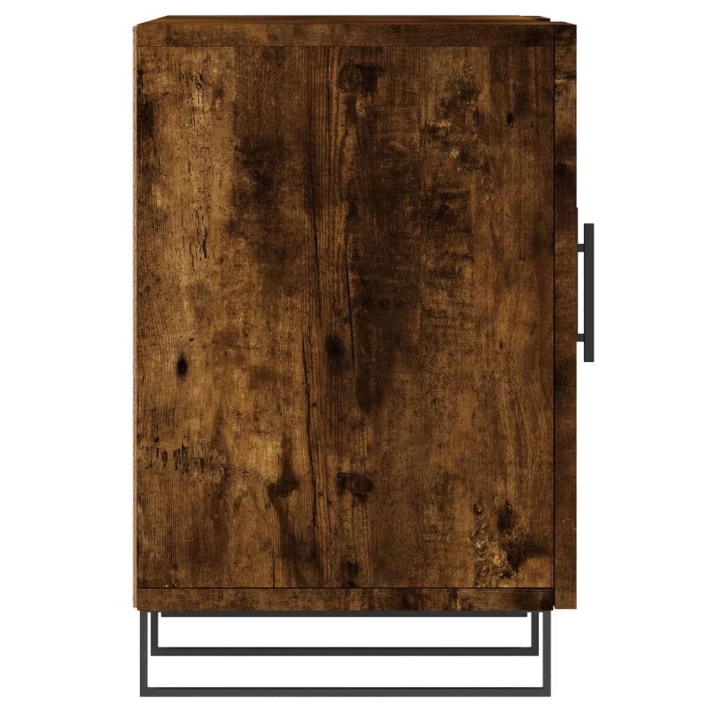 Tv-Meubel 150X30X50 Cm Bewerkt Hout Kleurig Gerookt eiken