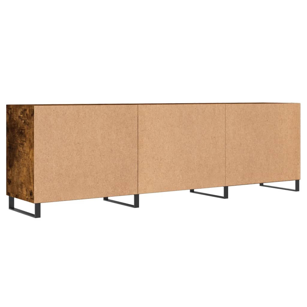 Tv-Meubel 150X30X50 Cm Bewerkt Hout Kleurig Gerookt eiken