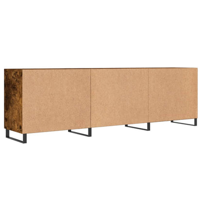 Tv-Meubel 150X30X50 Cm Bewerkt Hout Kleurig Gerookt eiken