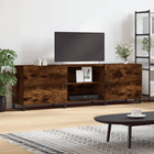 TV Cabinet 150x30x50 cm Engineered Wood Smoked Oak