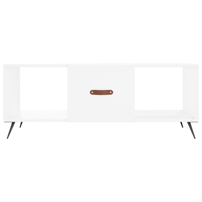 Salontafel 02X50X40 Cm Bewerkt Hout Wit