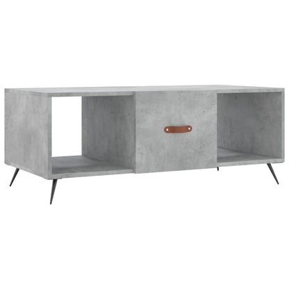 Salontafel 02X50X40 Cm Bewerkt Hout Betongrijs