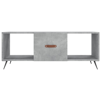 Salontafel 02X50X40 Cm Bewerkt Hout Betongrijs