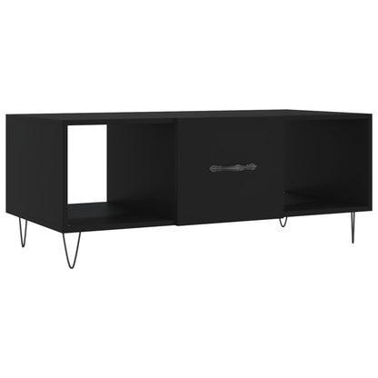 Salontafel 02X50X40 Cm Bewerkt Hout Zwart