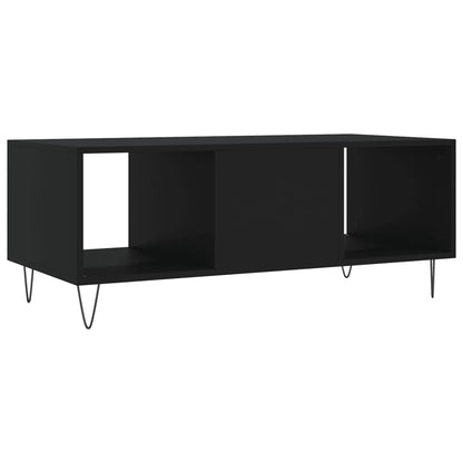 Salontafel 02X50X40 Cm Bewerkt Hout Zwart