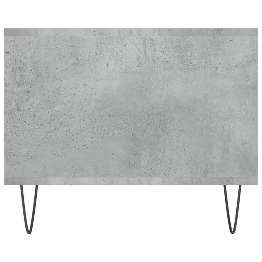 Salontafel 02X50X40 Cm Bewerkt Hout Betongrijs