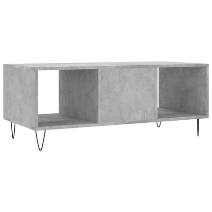 Salontafel 02X50X40 Cm Bewerkt Hout Betongrijs