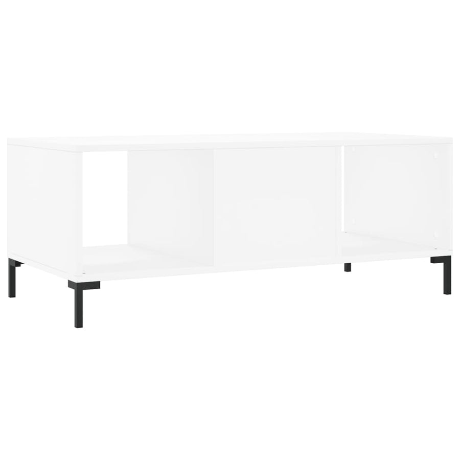 Salontafel 02X50X40 Cm Bewerkt Hout Wit