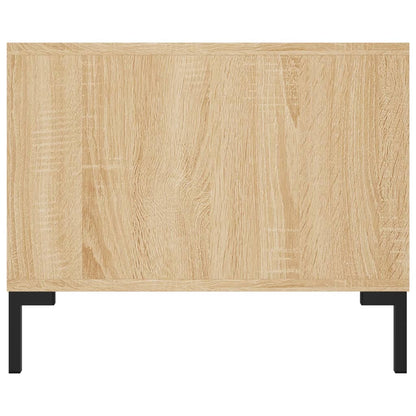 Salontafel 02X50X40 Cm Bewerkt Hout Kleurig Sonoma eiken