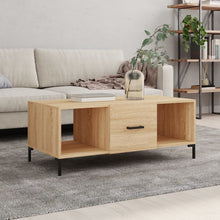 Salontafel 02X50X40 Cm Bewerkt Hout Kleurig Sonoma eiken
