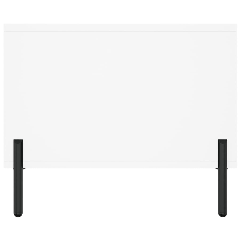 Salontafel 02X50X40 Cm Bewerkt Hout Wit