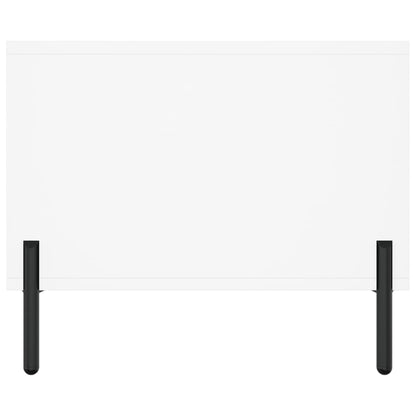 Salontafel 02X50X40 Cm Bewerkt Hout Wit