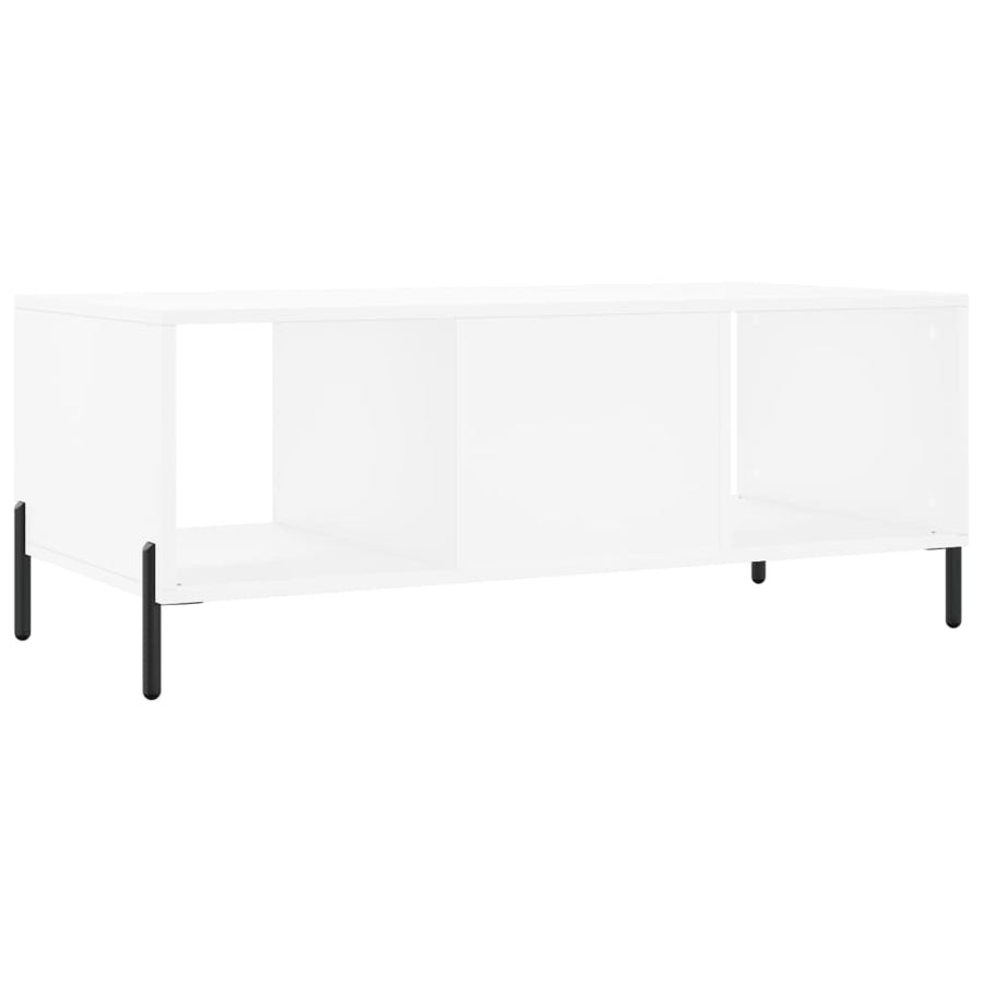 Salontafel 02X50X40 Cm Bewerkt Hout Wit