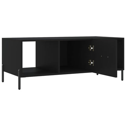 Salontafel 02X50X40 Cm Bewerkt Hout Zwart