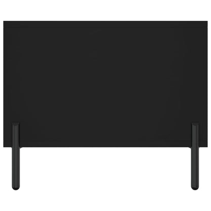Salontafel 02X50X40 Cm Bewerkt Hout Zwart