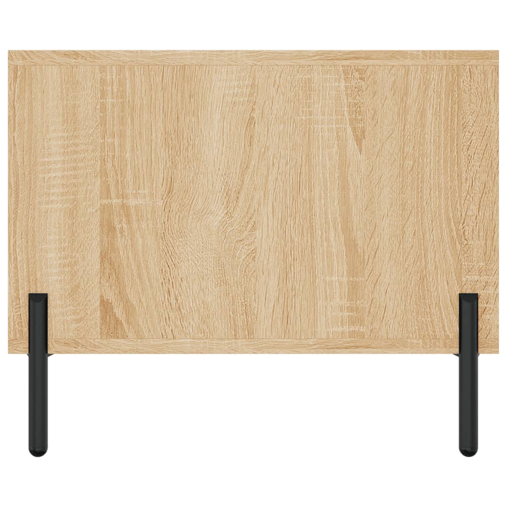 Salontafel 02X50X40 Cm Bewerkt Hout Kleurig Sonoma eiken