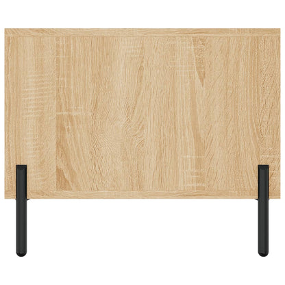 Salontafel 02X50X40 Cm Bewerkt Hout Kleurig Sonoma eiken