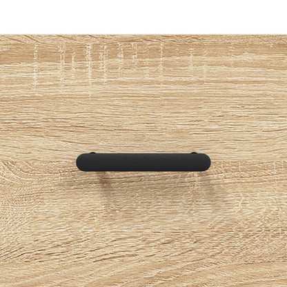 Salontafel 02X50X40 Cm Bewerkt Hout Kleurig Sonoma eiken