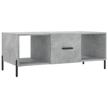 Salontafel 02X50X40 Cm Bewerkt Hout Betongrijs