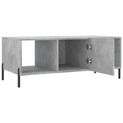 Salontafel 02X50X40 Cm Bewerkt Hout Betongrijs