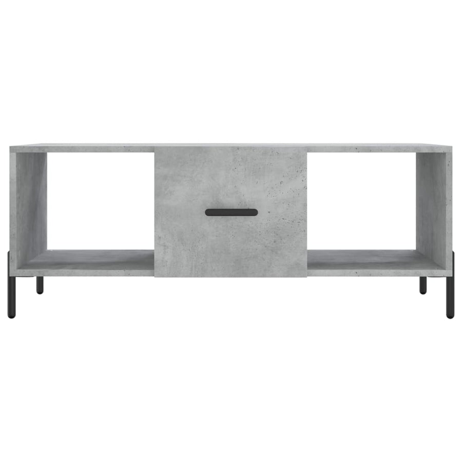 Salontafel 02X50X40 Cm Bewerkt Hout Betongrijs