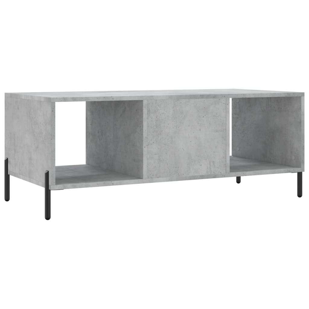 Salontafel 02X50X40 Cm Bewerkt Hout Betongrijs