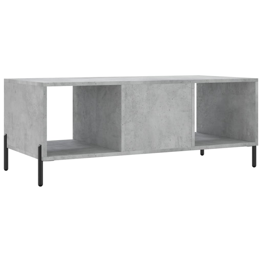 Salontafel 02X50X40 Cm Bewerkt Hout Betongrijs